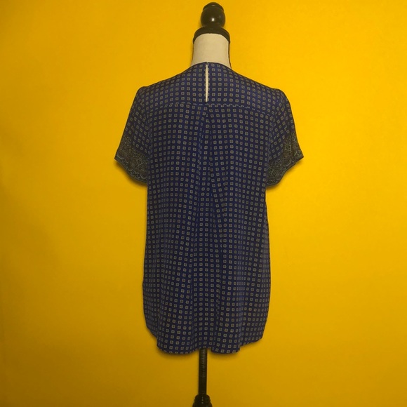 🟠 Madewell 🟠 1937 silk short sleeve blouse - Picture 2 of 9